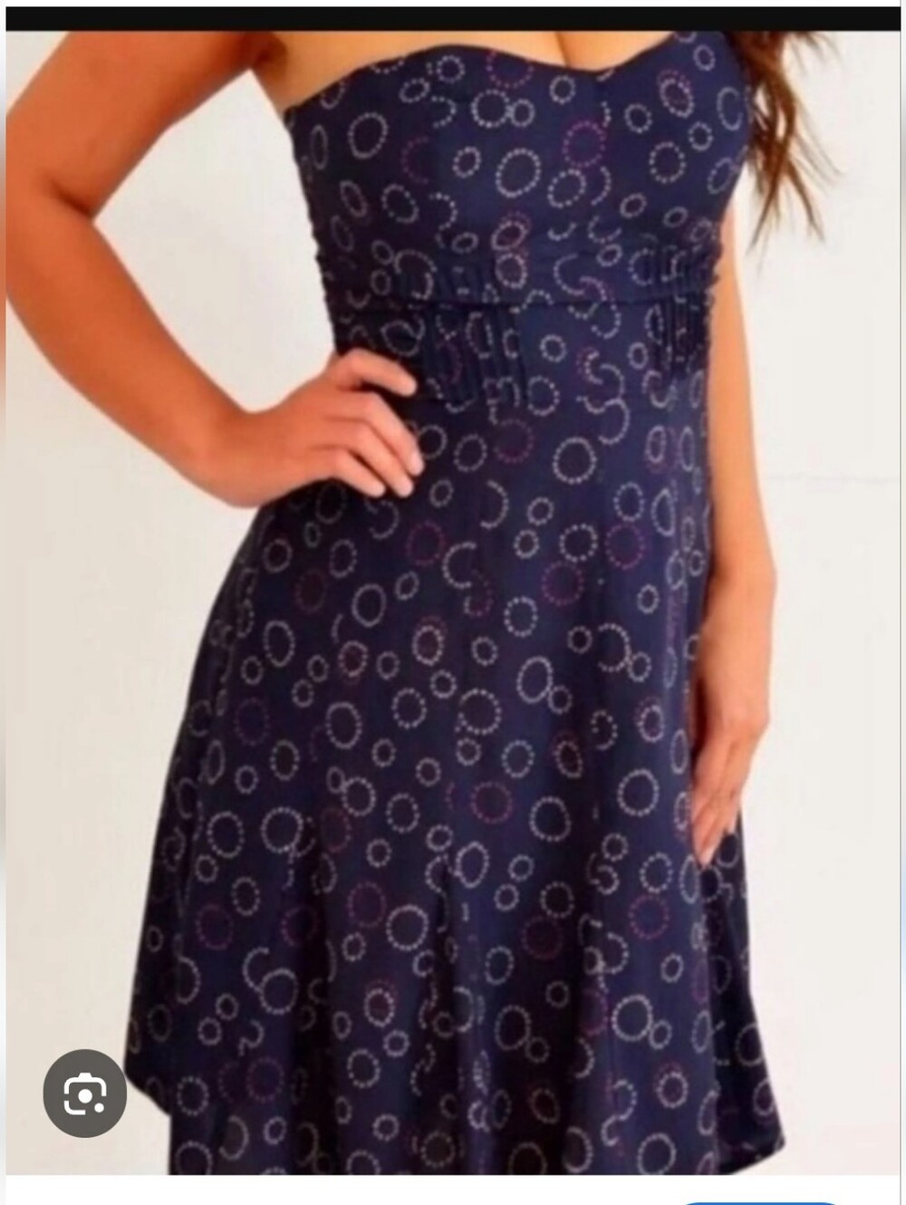 AEO Y2K Indie Sleeze Coquette Strapless Boho Chic Whimsigoth Dress Size 0